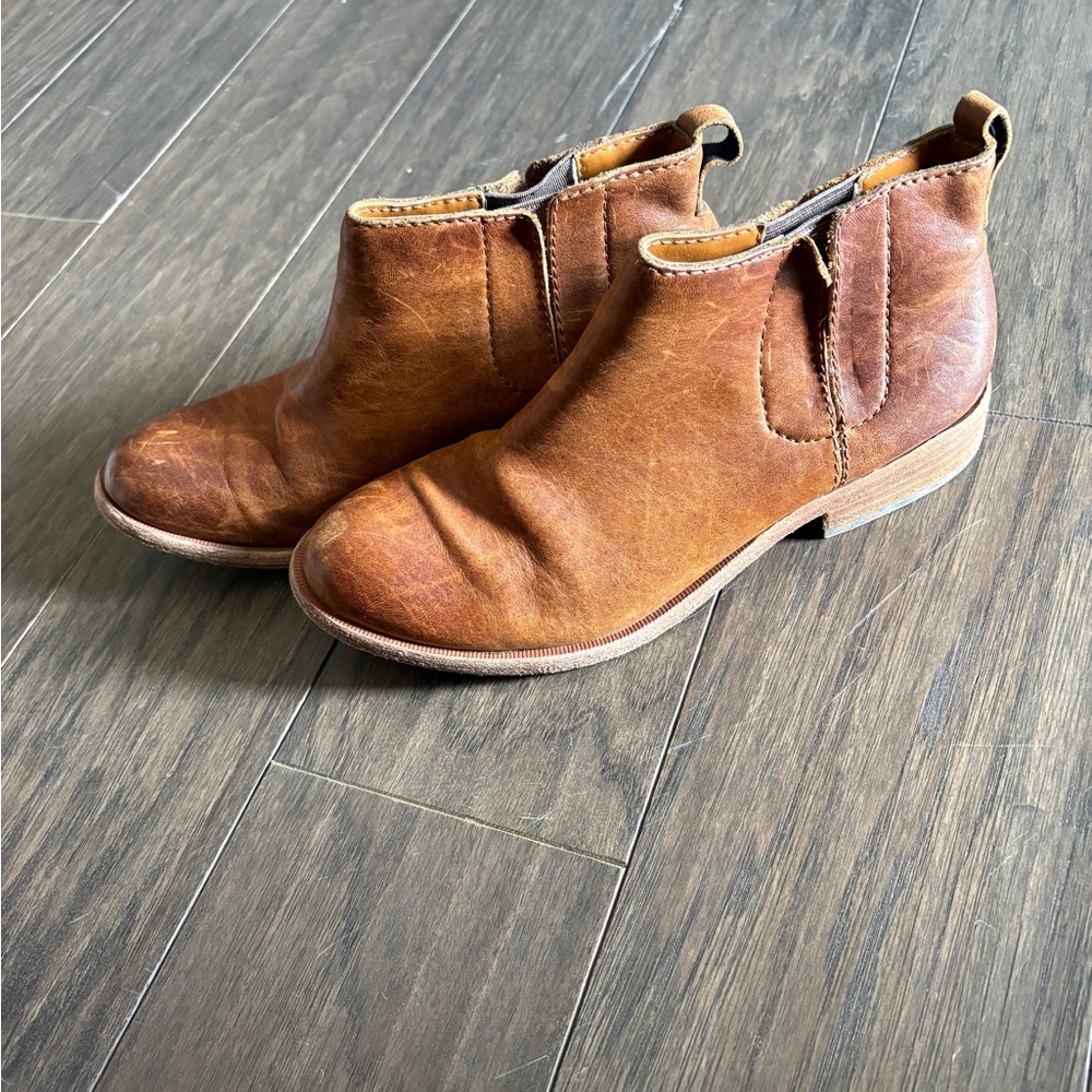 Kork-Ease Velma Brown Tan Leather Boots